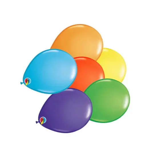 Qualatex&reg; Bright Rainbow Balloons 11 Inch 100 Pieces {2}