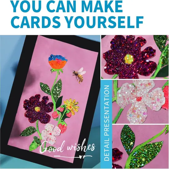 Mixed Fine Chunky Glitter for Crafts {5}