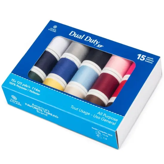 Coats & Clark Dual Duty XP General Purpose Thread Box 15/Pkg {4}