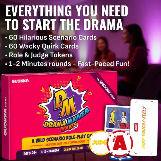 Drama Mayhem Funny Adult Card Game for Charades {3}