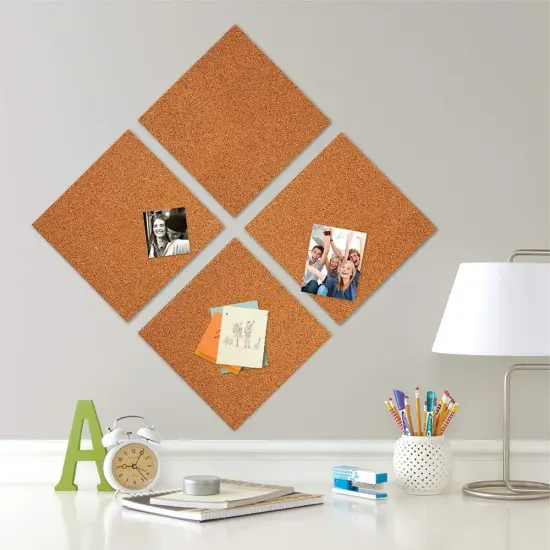 4 Count Natural Cork Boards - 12" x 12" {2}