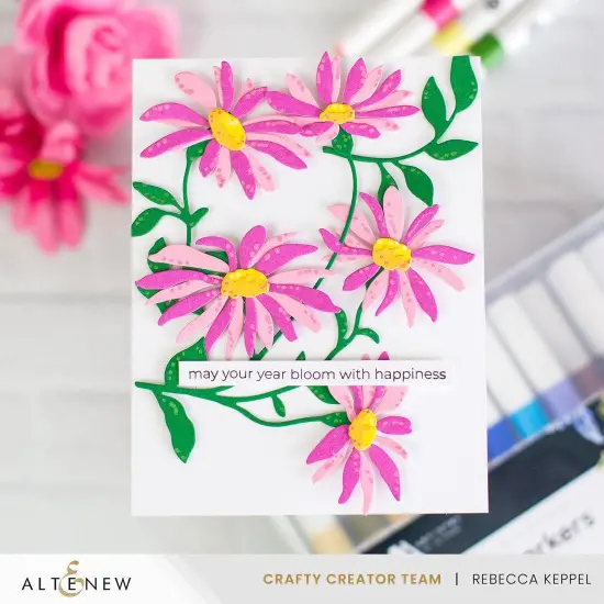 Craft-A-Flower: Daisy Spray Layering Die Set {6}