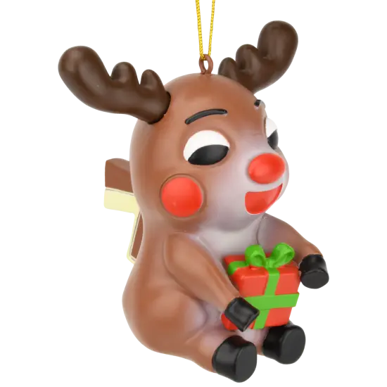 Tree Buddees Anime Reindeer Christmas Cartoon Character Ornament {1}