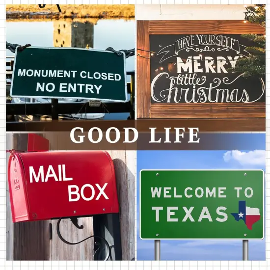 108 Pcs Letter and Number Stencils 3 Sizes 1, 3, 5 Inch Alphabet Number Templates {5}