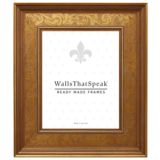 Marais II 2.75", European Gold Picture Frame by wallsthatspeak {1}