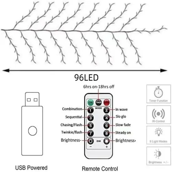 Enchanted Willow Vine Lights {3}