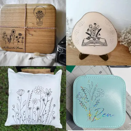20 Flower Stencils for Painting Wildflower {2}