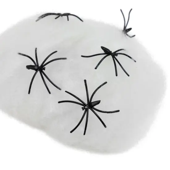 Northlight Giant Outdoor Spider Web Halloween Decoration - 9.8' - White {7}