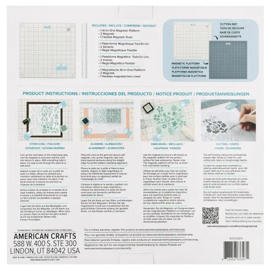 We R Memory Keepers All-In-One Magnetic Platform-4 Pieces {5}