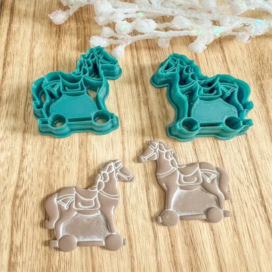TOY HORSE | CHRISTMAS | CLAY CUTTER {3}