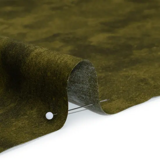 1 Yard Tuscan Olive Toscana Quilting Cotton Fabric Durable Abstract Print 44 inch Width {2}