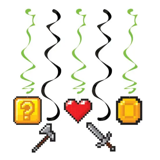 30 pc Bulk Video Games Party Dizzy Danglers {1}