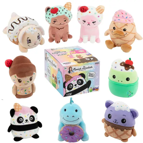Moriah Elizabeth 6&rdquo; Mini Mystery Plush - Series 2; 9 Pack Bundle; YouTube Craft Channel, Blind Box, Official Merch {1}