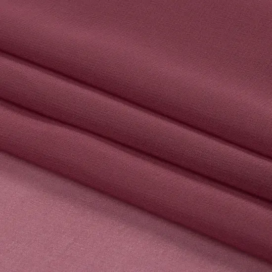 1 Yard Crushed Berry Silk Chiffon Fabric Premium Sheer Lightweight Material, 44 Inches Wide {4}