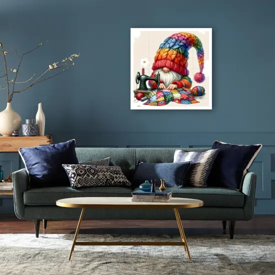 5D Diamond Painting Kits for Adults,Christmas Gnome Winter Diamond Art Kits for Adults Beginner,DIY Full Round Drill Grandma Diamond Dots Gem Art Kits for Adults,Home Wall Decor 12 x 12Inch {3}