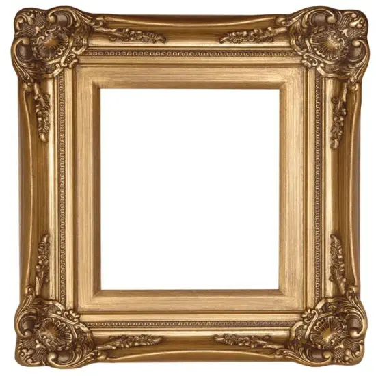 Gold Ornate Antique Picture Frame {3}