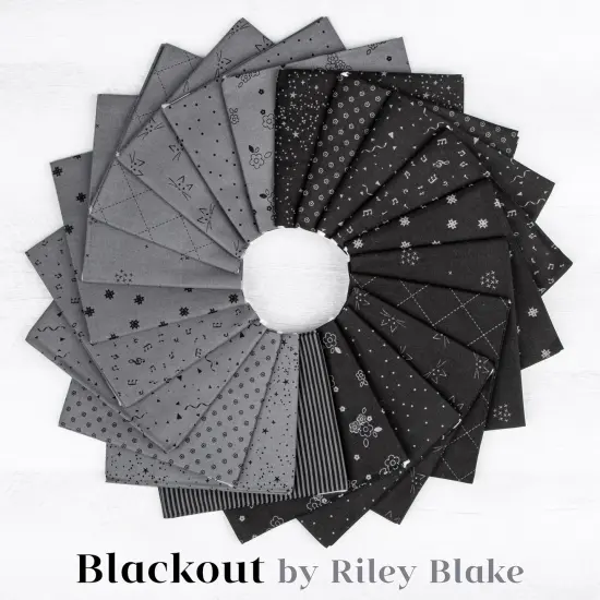 Stars in Gray (c16244-gray) | Blackout | Riley Blake Designs | Riley Blake {2}
