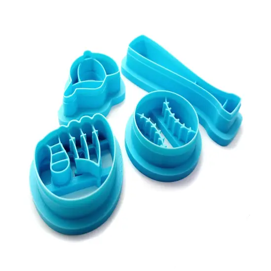 Baseball Sports Clay Cutters, 4 pc, Includes Bat Ball Glove & Cap, Adorabilities {2}