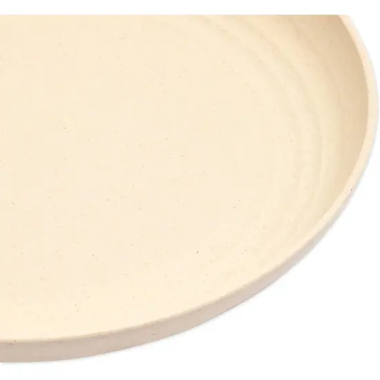 6-Pack Wheat Straw Plates 8.75" Unbreakable Dishwasher & Microwave Safe Eco-Friendly Tableware, Beige Brown {7}