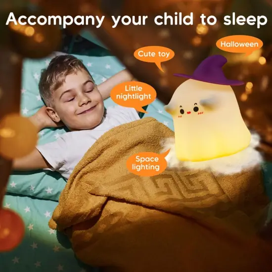 Cute Touch Night Light Rechargeable Dimmable {5}