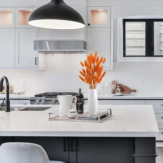 120 Pcs 17&rsquo;&rsquo; Natural Bunny Tails Dried Flowers {3}