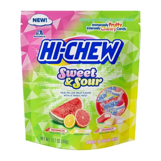 Hi Chew Sweet & Sour Mix Pouch Bag 12.7 oz Bag {1}