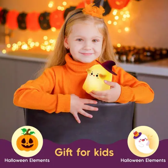 Cute Touch Night Light Rechargeable Dimmable {4}