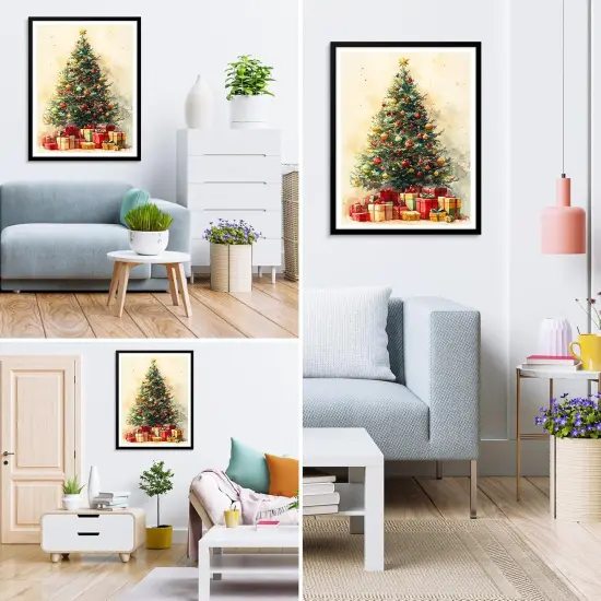 5D Christmas Tree Diamond Painting Kits for Adults (12x16 inch) {4}