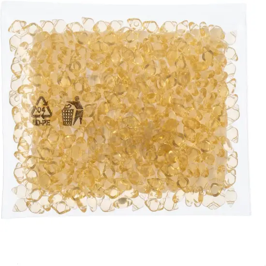 Matubo 2-Hole Czech Glass Transparent Gemduo Beads, 50g Topaz {2}