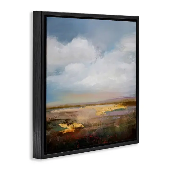 Stupell Industries Calm Landscape & Clouds Floating Frame Design by Karen Hale {9}