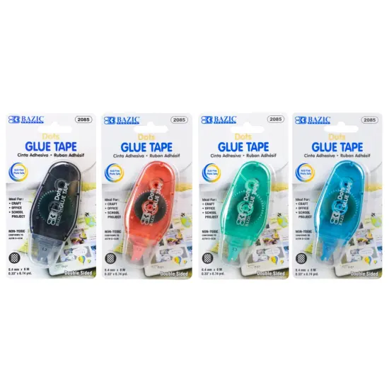 BAZIC Permanent Dots Glue Tape 8.4 mm x 8 m {1}