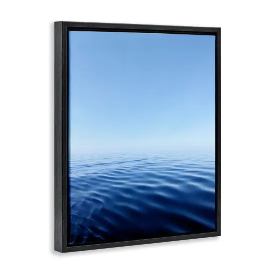 Stupell Industries Cool Blue Ocean Ripples Floating Frame Design by Kali Wilson {3}