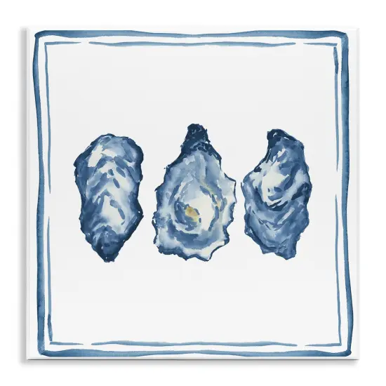 Stupell Industries Oyster Shell Trio Wall Plaque Design by Lucille Price {1}