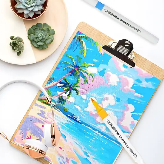 120 Colors Alcohol Markers Set {3}