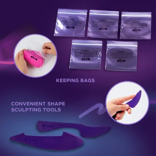 OKTO Air Clay Set for Creativity – 24 Colors {5}