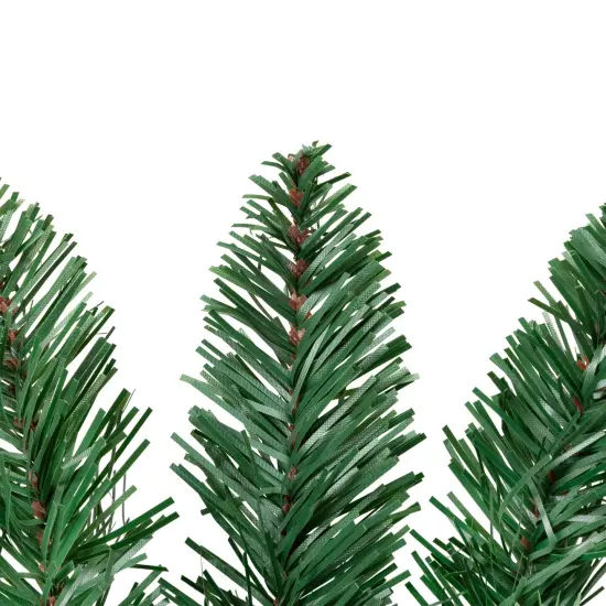 Northlight Coniferous Pine Christmas Teardrop Swag - 48" - Unlit Green {5}