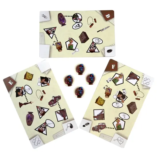 Turbo Sleuth - WizKids, Puzzle Solving Game, Ages 10+, 2-8 Players, 20 Min {5}