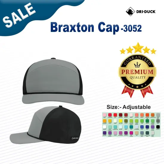 DRI DUCK&reg; Braxton Cap Grey {3}