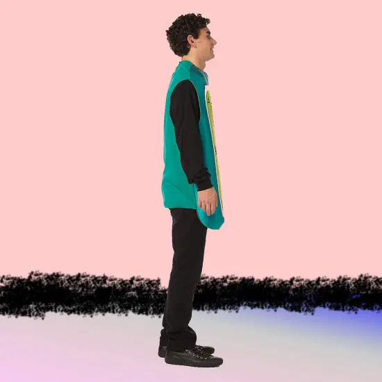 Retro Beeper Tunic Adult Costume Funny 80s Throwback Party Outfit for Adults {4}