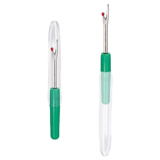 Seam Ripper, Needle Threader and Hand Sewing Needles Set, Big Small Stitching Thread Unpicker, Thread Cutter Remover with Scissor for Sewing Needlework DIY Craft {4}