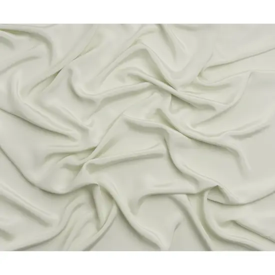 1 Yard Solid Fairest Jade Silk 4 Ply Crepe 44" Wide Ideal for Designer Fashion Projects {3}