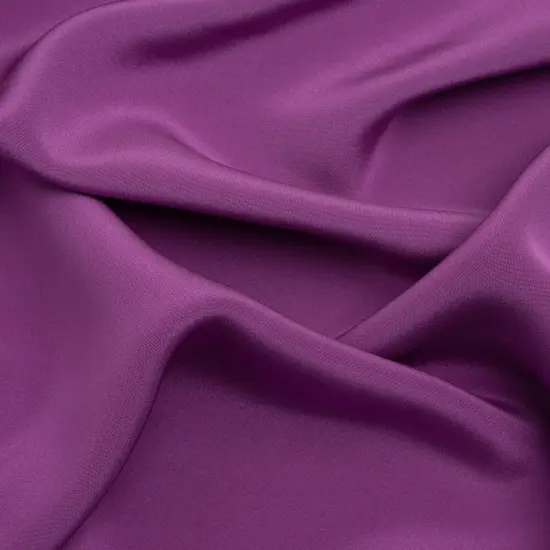 1 Yard Bright Purple Silk Crepe Elegant 4 Ply Fabric 44" Wide for Blouses, Gowns & Designer Apparel {1}