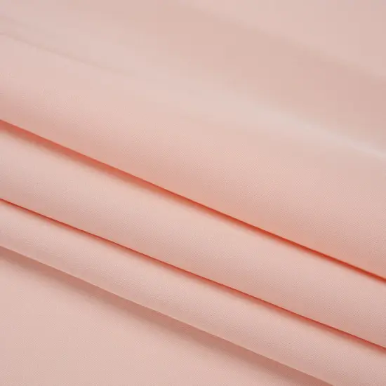 1 Yard Luxurious Silk 4 Ply Crepe Fabric Veiled Rose Pink Premium Collection, 44 Inches Width {4}