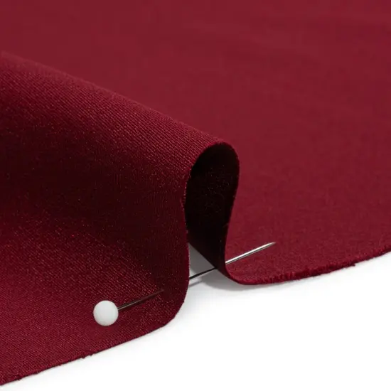 1 Yard Maroon Silk 4-Ply Crepe Premium Collection ,44 Inches Width {2}