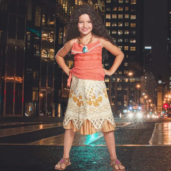 Moana Classic Costume for Kids Polynesian Dress {4}