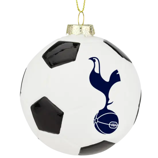 Tree Buddees x Tottenham Hotspur F.C. Official Bauble Limited Edition Spurs Christmas Ornament - Premier League Team - Glass Soccer Ball {3}
