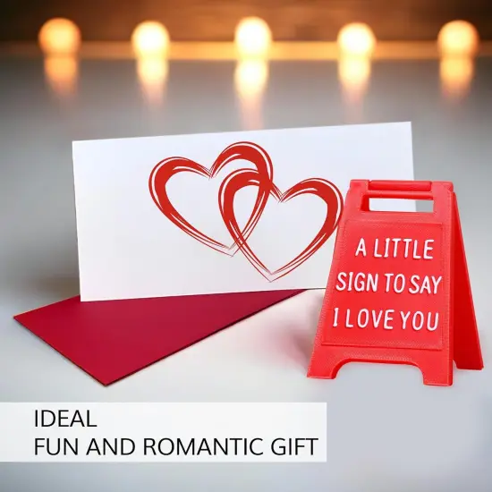 Mini Romantic I Love You Sign Party Decor {2}