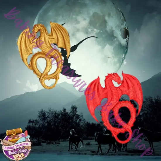 Dragon with Wings Silicone Molds {1}