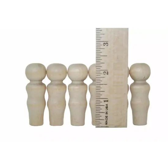 Kitcheniva Wooden Girl Little Boy Curvy Mom Baby People Peg Doll Kids Toy Crafts {5}