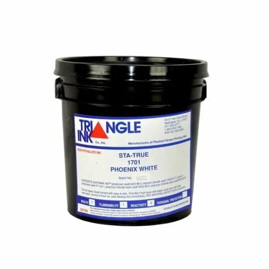 Phoenix White Sta-True Series Low Bleed Plastisol Ink &nbsp;1701 Phoenix White {1}